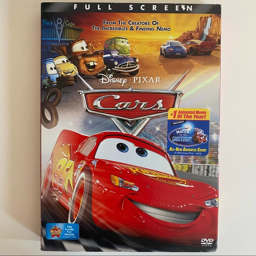 Disney's Cars Full Screen DVD